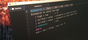Code in a text editor.